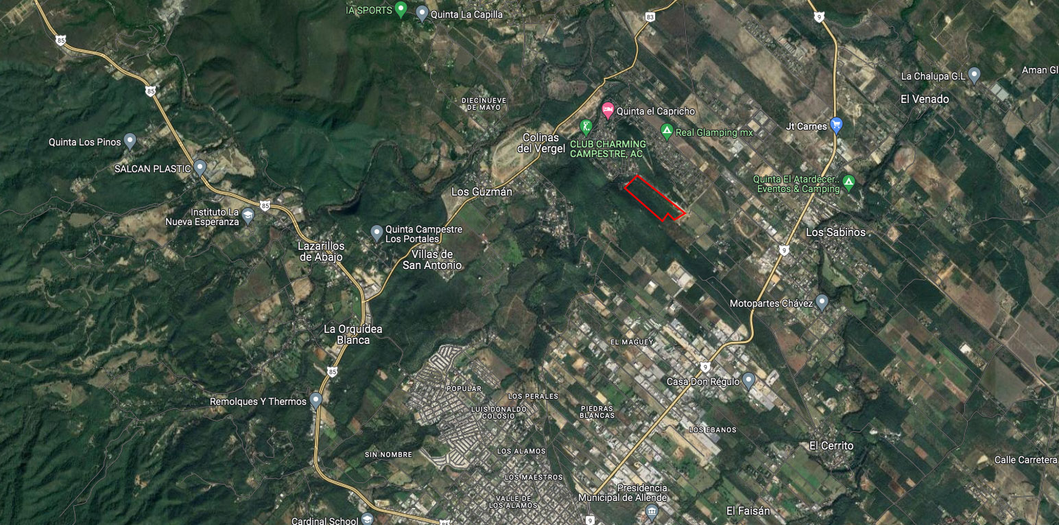 Terreno en El Sabino, Allende N.L.