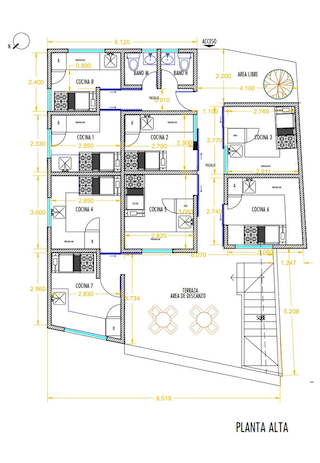 Excelente Oportunidad de Inversion - Ideal para Dar Kitchen - 8 Locales Separados 